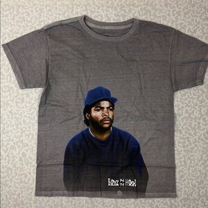 Boyz The Hood Ice Cube Short Sleeve Tee - Grey Graphic T-Shirt New sz. 12/14